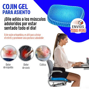 Cojín de Gel Ortopédico Flexible y Confortable