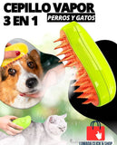 Cepillo Vaporizador 3 en 1 para Gatos y Perros